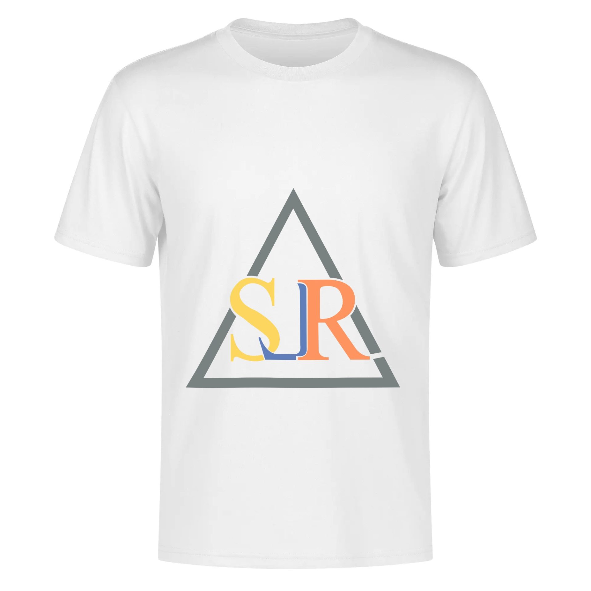 SLR Red/White Triangle Cotton Front & Back T-Shirt - Image 9