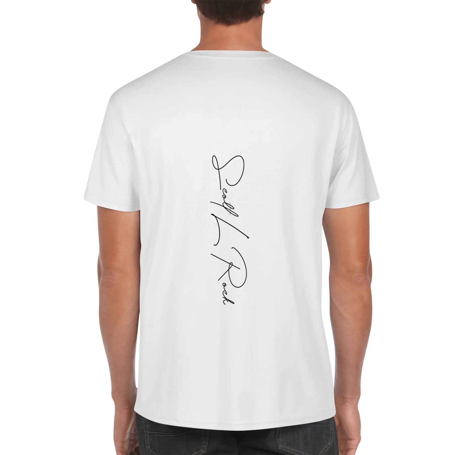 SLR Red/White Triangle Cotton Front & Back T-Shirt - Image 7