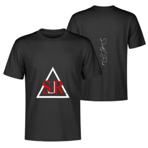 SLR Red/White Triangle Cotton Front & Back T-Shirt