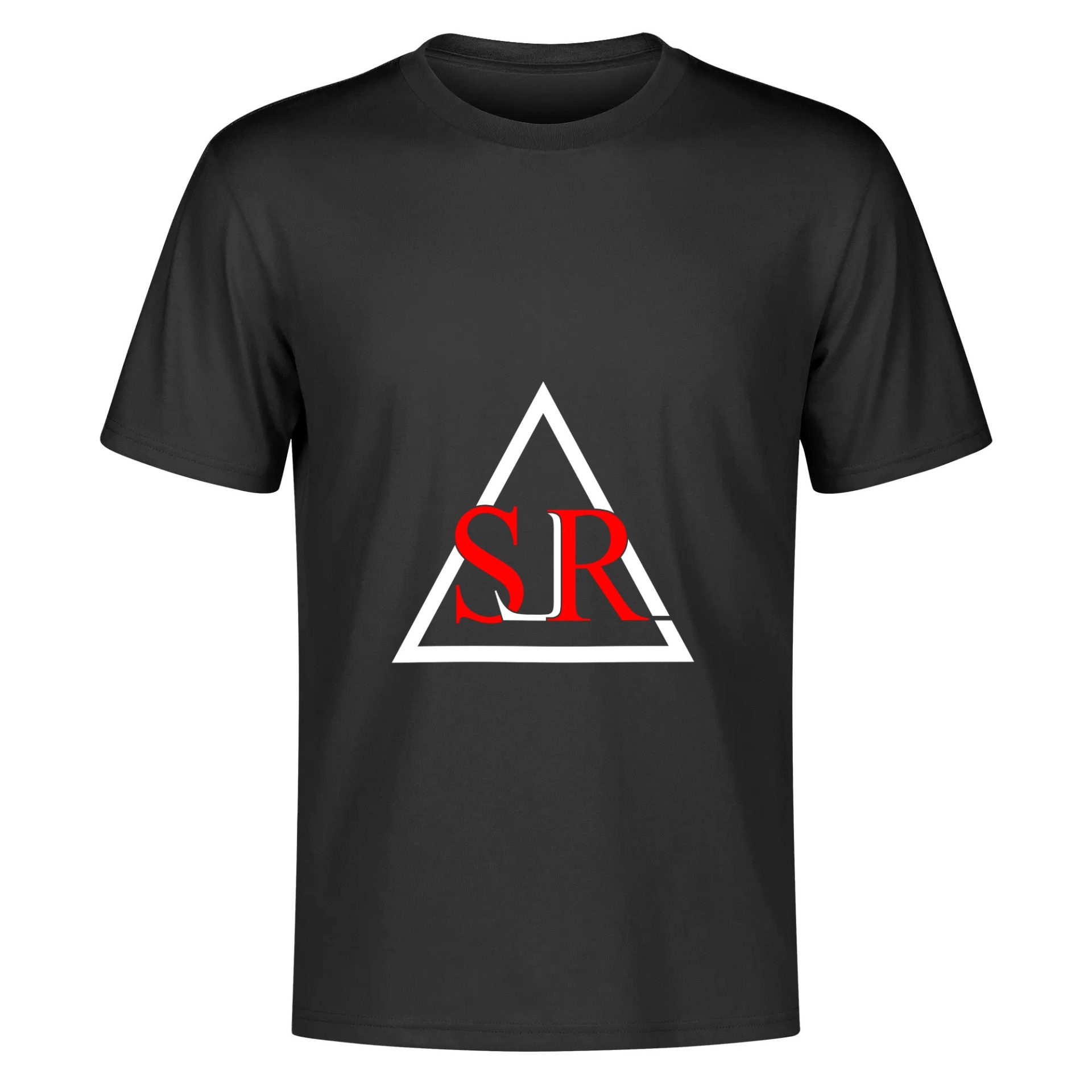 SLR Red/White Triangle Cotton Front & Back T-Shirt - Image 2