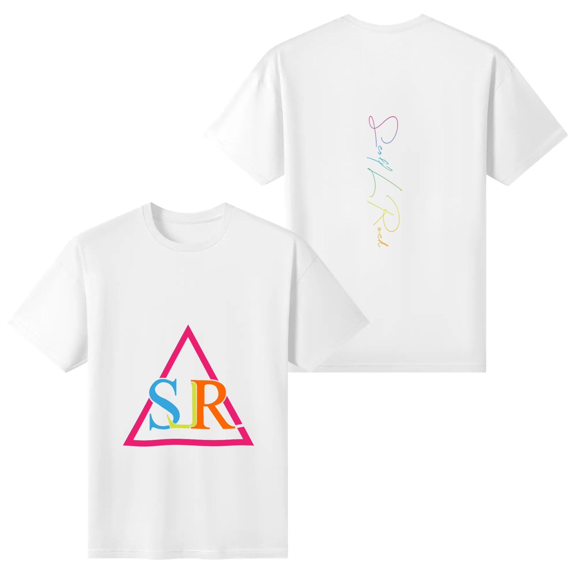 SLR Zebra Triangle logo Women’s Cotton Front & Back T Shirt - Image 5