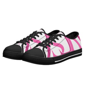 SLR PINK SIGNATURE LOGO Women’s Low Top Canvas Shoes