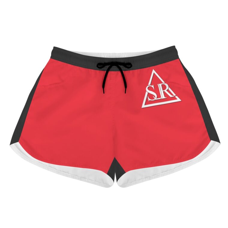 SLR RED/BLACK/WHITE Women’s Beach Shorts