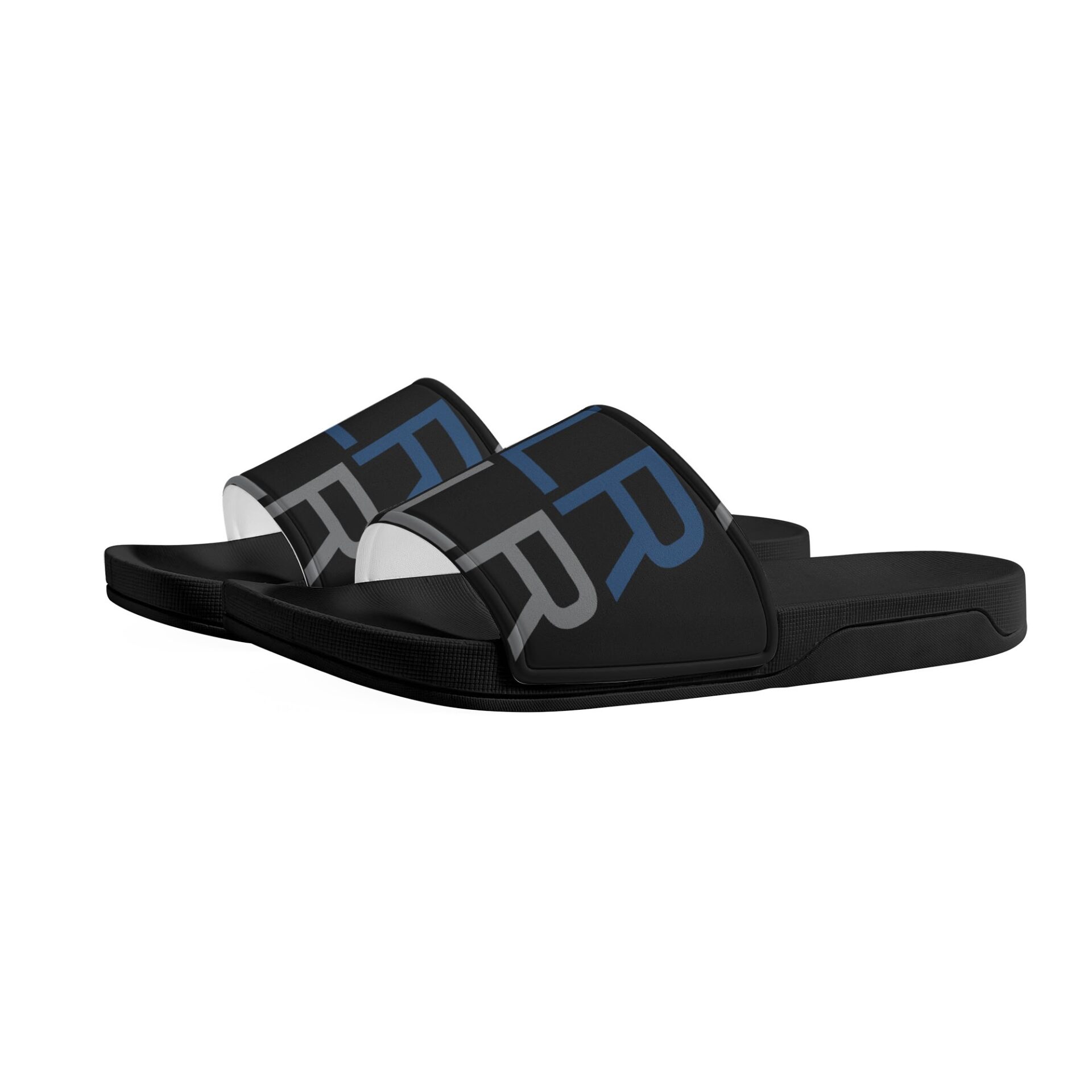SLR men’s BLUE/GREY LOGO SANDALS