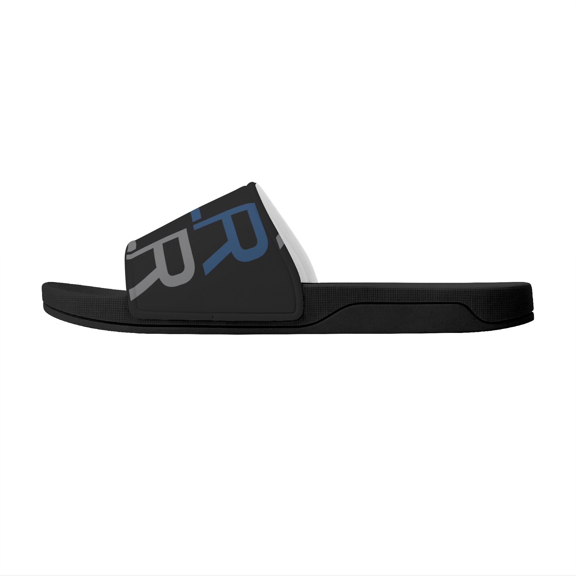 SLR men’s BLUE/GREY LOGO SANDALS - Image 5
