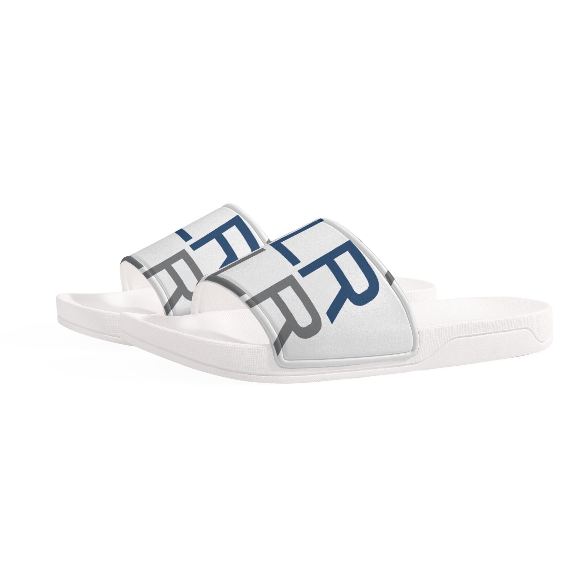 SLR men’s BLUE/GREY LOGO SANDALS