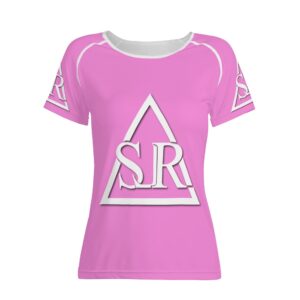 SLR WOMEN’S PINK ALL OVER TSHIRT