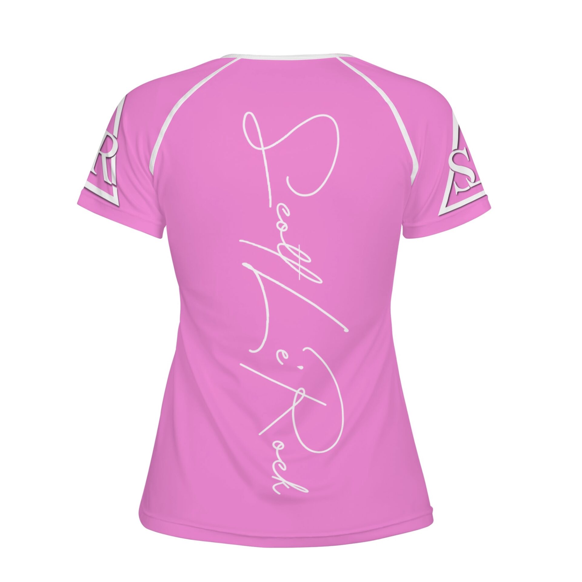 SLR WOMEN’S PINK ALL OVER TSHIRT - Image 2