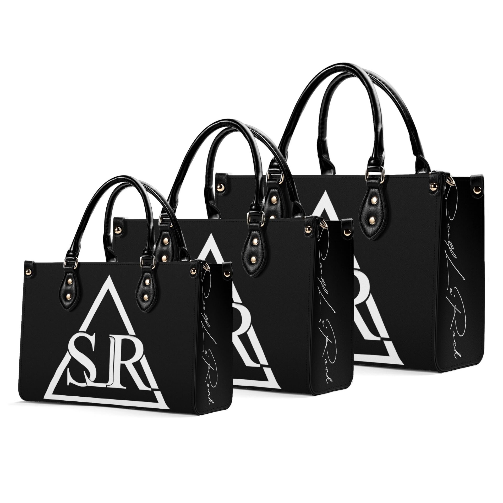 SLR WOMEN’S BLACK LEATHER SCOTT BAG - Image 5