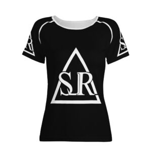 SLR WOMEN’S BLACK/WHITE ALL OVER TSHIRT