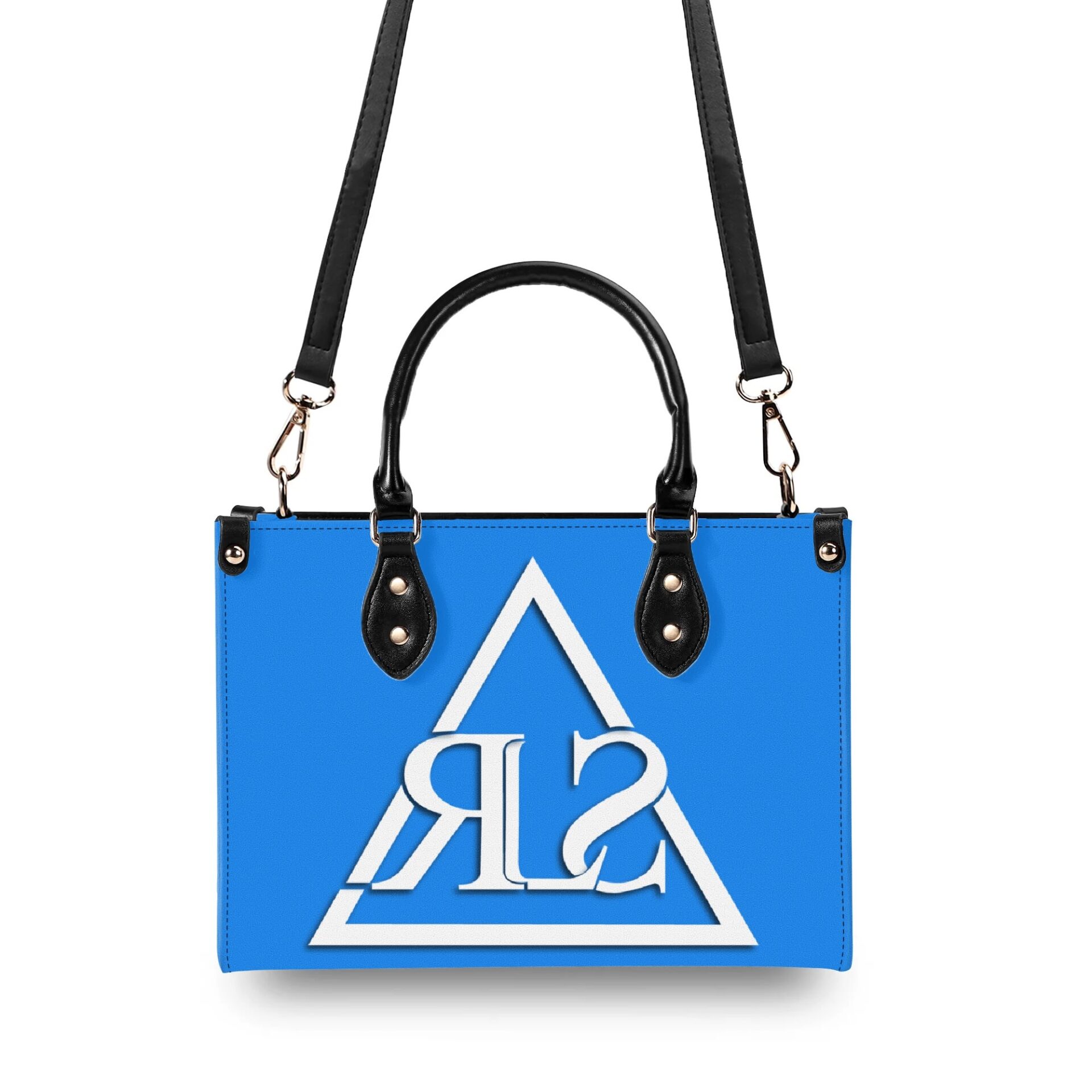 SLR WOMEN’S POWDER BLUE LEATHER SCOTT BAG - Image 2