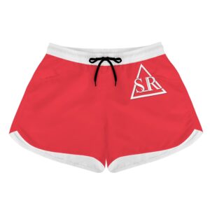 SLR RED/WHITE Women’s Beach Shorts