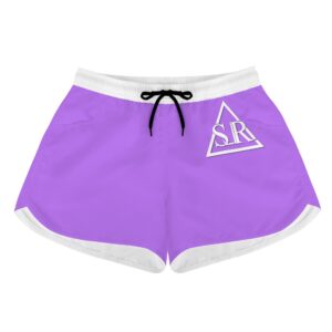 SLR PURPLE/WHITE Women’s Beach Shorts