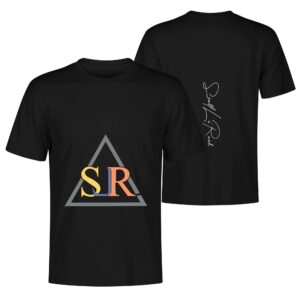 SLR GRAY/GOLD/BLUE TRI-ANGLE T Shirt