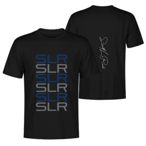 SLR BLUE/GRAY WORD T Shirt