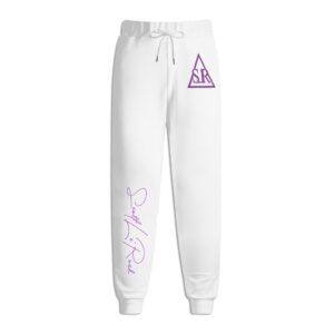 SLR White/Purple Joggers
