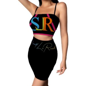 SLR Women’s Black Mini Skirts Set
