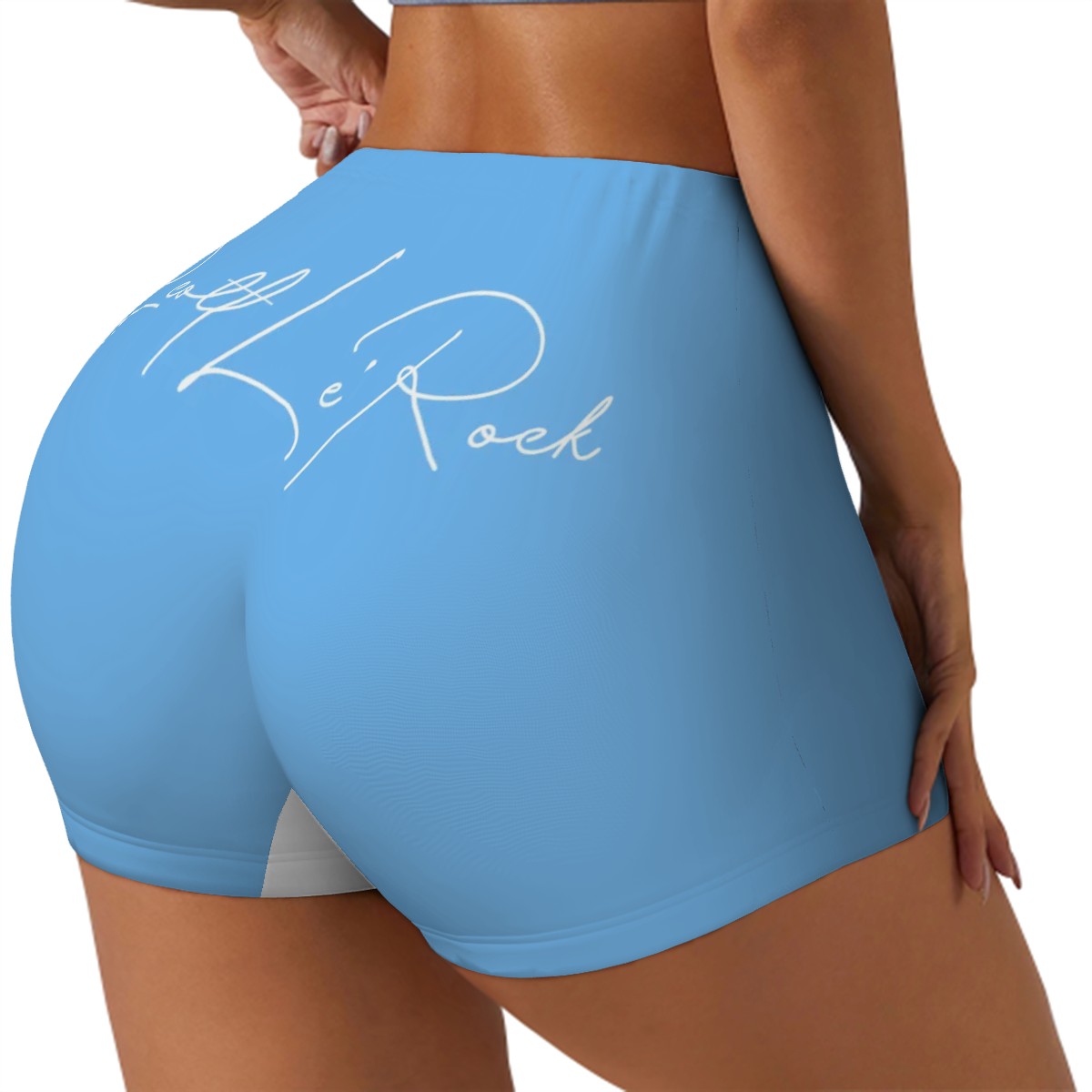 SLR SKY BLUE Women’s Biker Shorts - Image 2